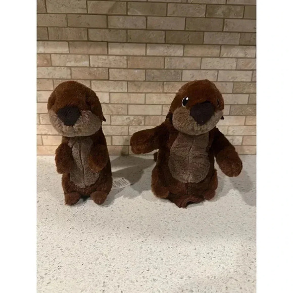Disney Store Pixar Finding Dory Otters Interactive Feature 8" Plush Set b9 - Picture 2 of 10